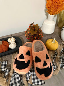 Pumpkin slippers