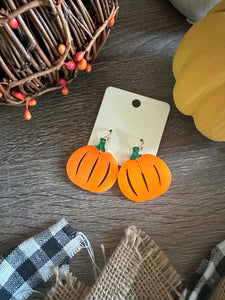 Pumpkin Earrings