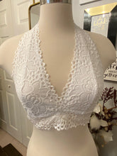 Load image into Gallery viewer, White Lace Bralette