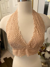 Load image into Gallery viewer, Nude Lace Bralette